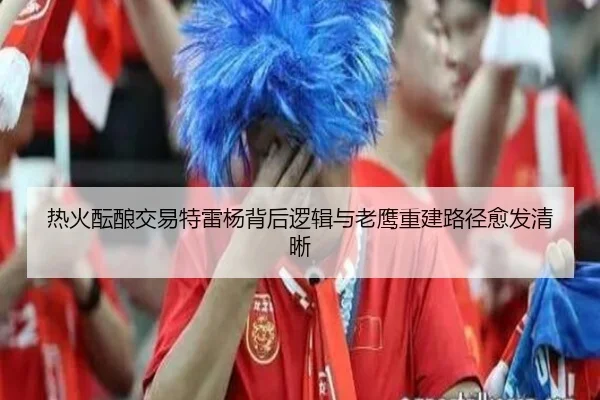 热火酝酿交易特雷杨背后逻辑与老鹰重建路径愈发清晰